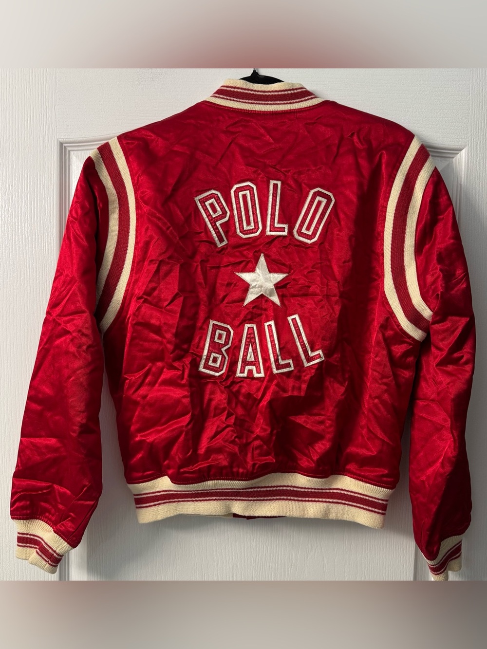 Polo Ralph Lauren Big Boys Polo Ball Satin Rally Jacket - Picture 3 of 10